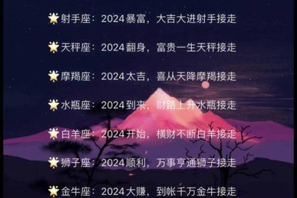 十二星座全年运势详解_2024年十二星座全年运势详解事业爱情财运全解析 十二星座全年运势详解_2024年十二星座全年运势详解事业爱情财运全解析