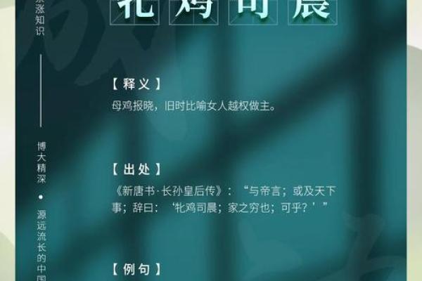 司晨报晓是什么生肖(司晨报晓猜一生肖)