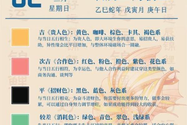 2025年3月19日今日五行穿衣颜色大吉