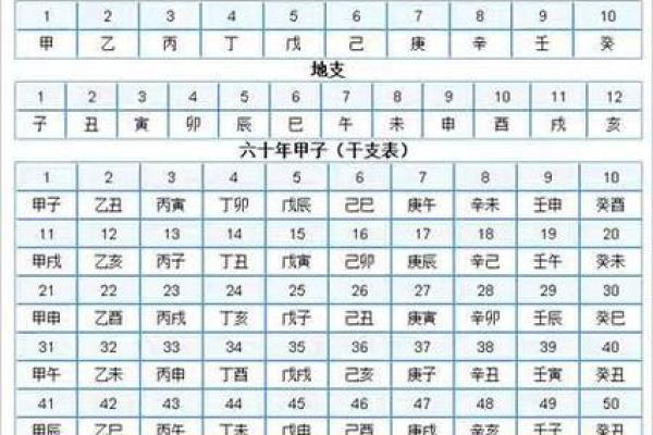 生辰八字天干地支查询表_生辰八字天干地支查询表精准命理分析指南