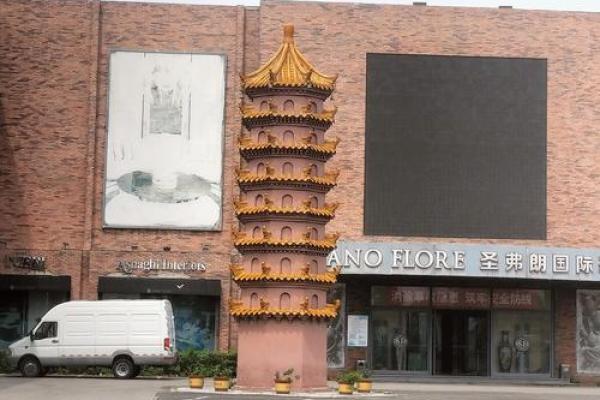 房子前面有塔风水