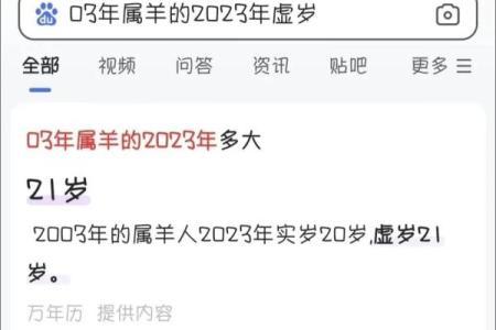 2003年属羊的今年多大2023年年龄详解