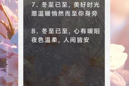 冬至适合发朋友圈的说说