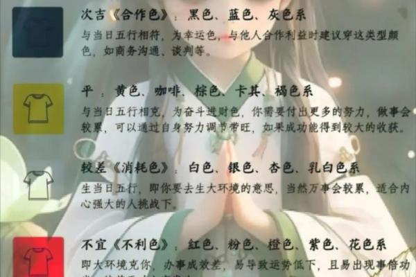 五行穿衣每日指南2025年4月10日 五行穿衣每日指南2025年4月10日