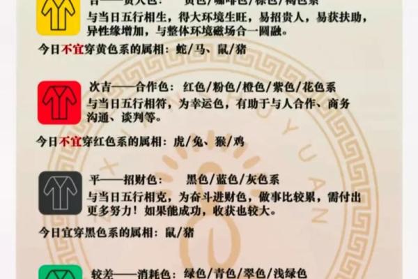 每日穿衣五行颜色2025年4月11日 每日穿衣五行颜色2025年4月11日