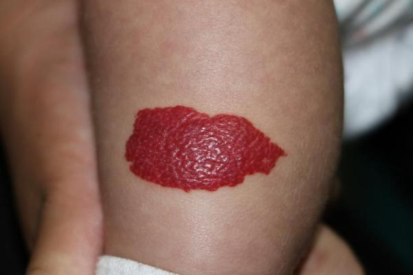 红色胎记算命图解