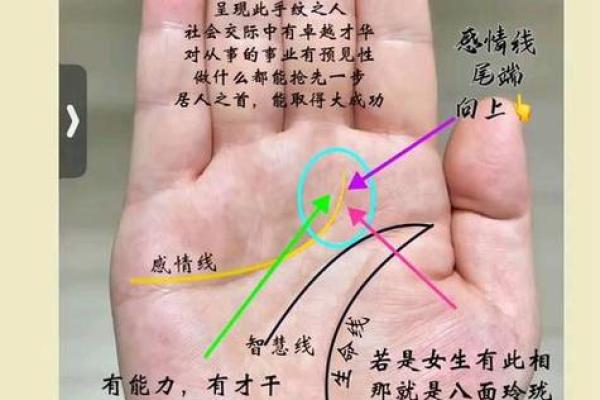 图解:手相上升线算命 图解:手相上升线算命