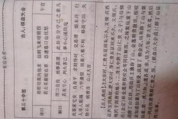 观音九十四签解签姻缘 观音灵签第九十四签华易网？