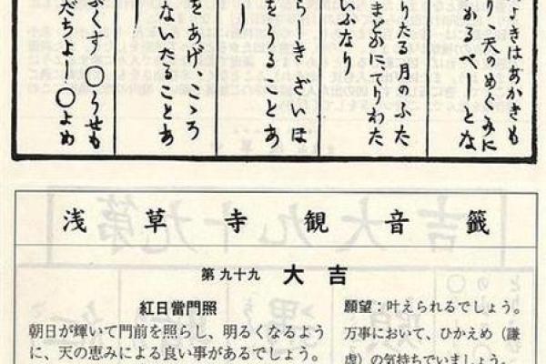 观音灵签详细解