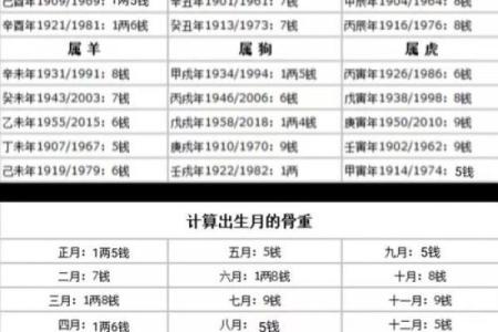 七星堂称骨算命