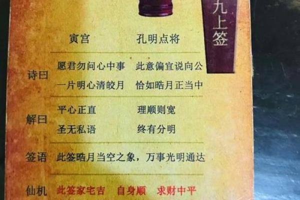 观音灵签孔明点将 观音灵签孔明点将