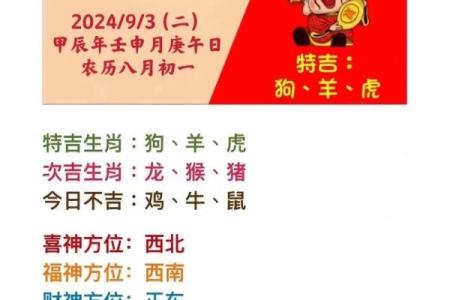 2024年9月23日往哪方吉利 今日喜神方位查询
