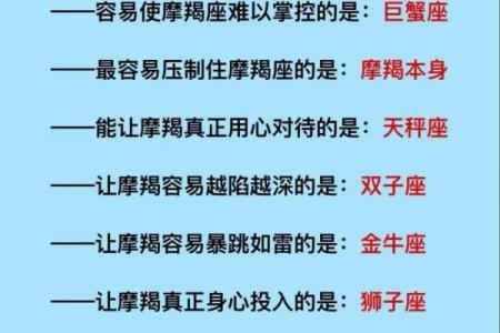 摩羯的对手是哪个星座