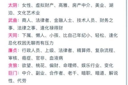 紫薇斗数14颗主