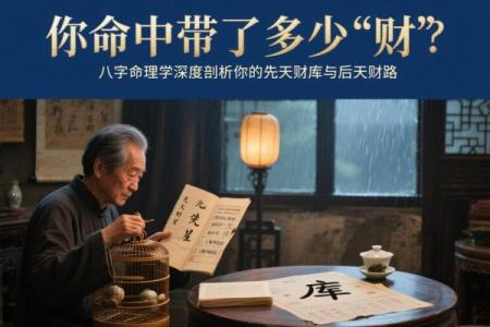 怎样打开八字中的财库