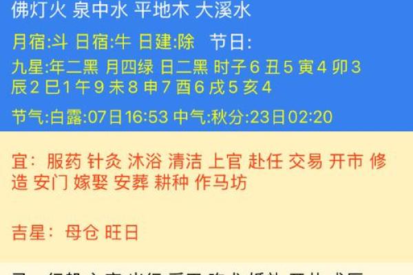 【2024年9月8日】黄历基本情况，宜忌，十二建星，五行，吉凶等