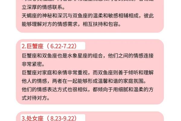 双鱼和巨蟹座配对指数