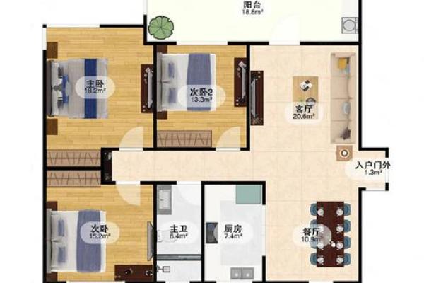 方正房子的风水格局图