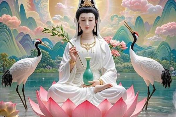 观音菩萨坐什么花 观音菩萨坐什么花