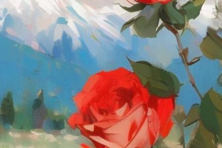 浪漫花房子风水壁纸