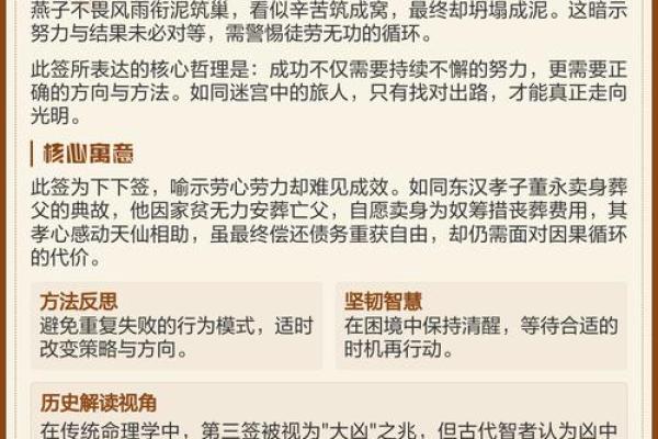 佛祖灵签第3签求学业