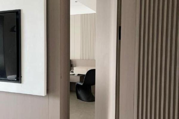 背景墙隐形门风水