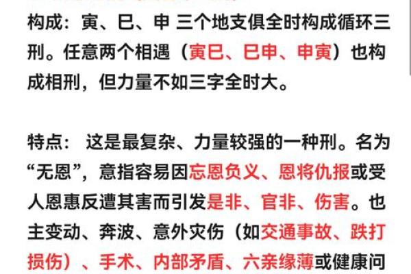 八字算命中十二地支相刑的详解 八字算命中十二地支相刑的详解
