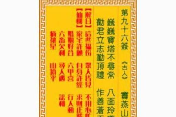 观音灵签86签完整版白话解签