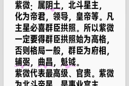 《紫微斗数》丙级星星曜组合特性