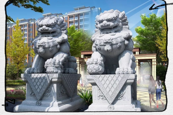 石狮子摆放风水讲究和注意事项