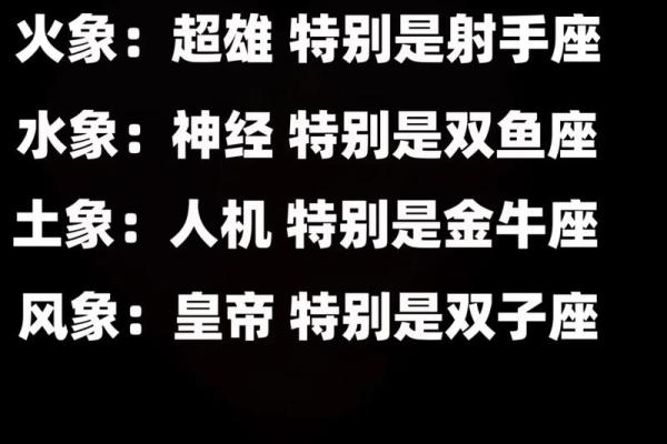 星座属性水火土风相配