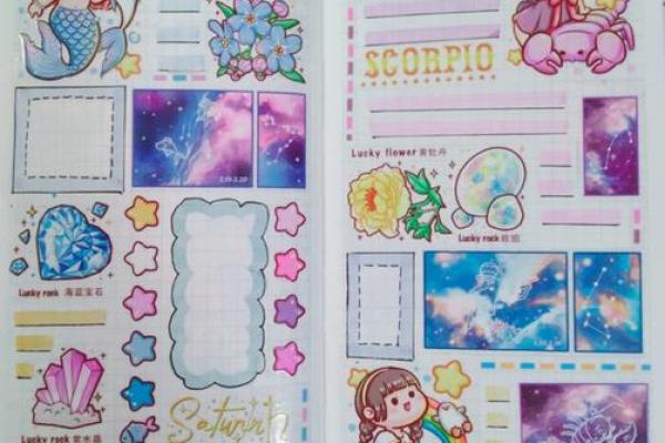 如何用星座贴纸做手帐本子 如何用星座贴纸做手帐本子