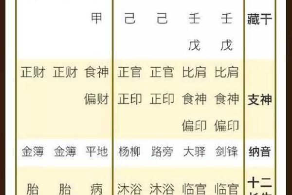 八字命盘详解,揭秘你的命运密码 八字命盘详解,揭秘你的命运密码