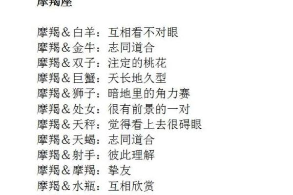 摩羯座跟哪个星座适合谈恋爱