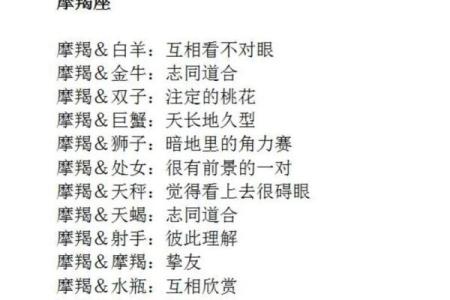 摩羯座跟哪个星座适合谈恋爱