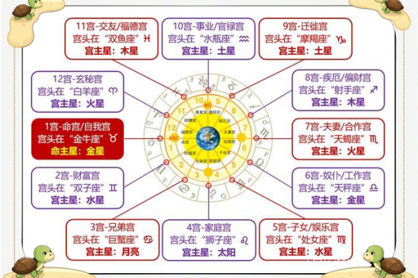 紫微斗数诸星落命宫之：生年岁前十二神详解
