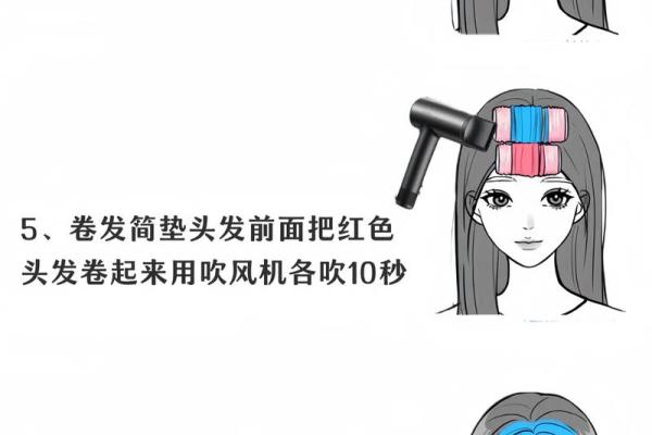 怎么用卷发棒卷八字刘海