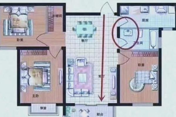 厨房与卫生间相邻风水好不好