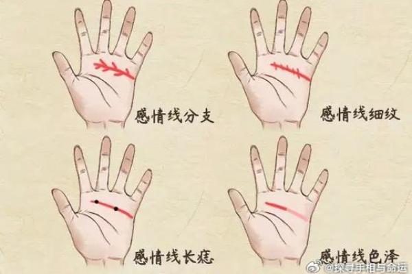 风水解读感情线断开上下两条好不好