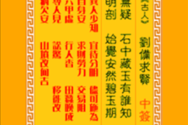 观音灵签16签求财 观音灵签16签求财