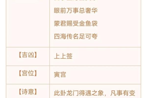 因祸得福观音灵签