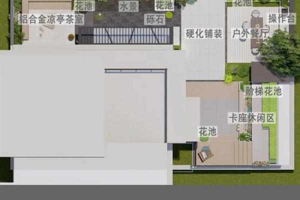 房子花园风水布局图片