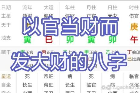 发大财八字