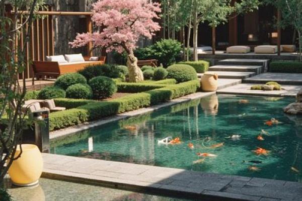 庭院风水池 庭院风水池