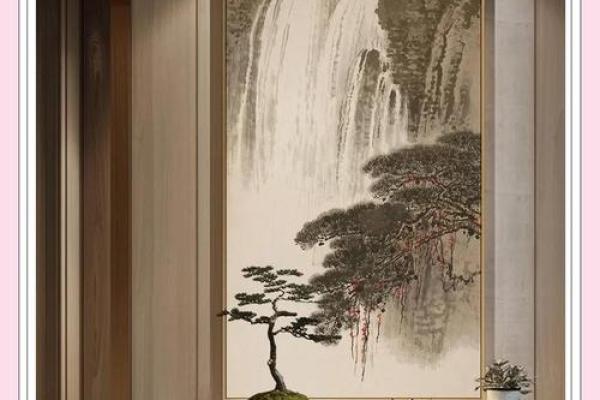 瀑布旁的房子风水