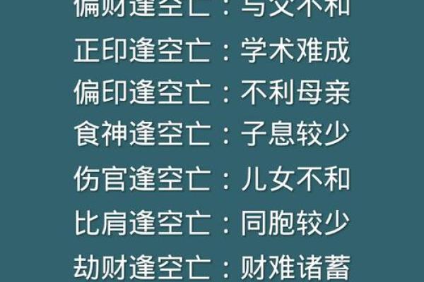 八字空亡是什么意思,八字怎么看空亡表