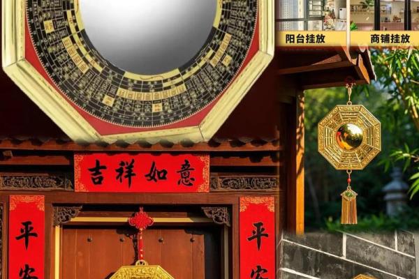 风水八卦镜平镜凸镜凹镜区别