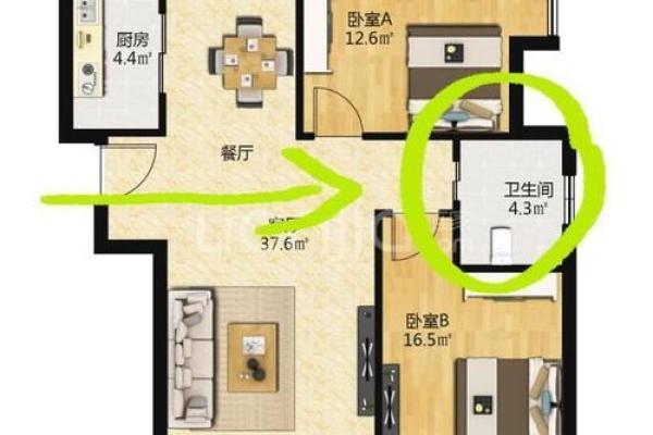 卫生间正对入户门风水不好如何改善