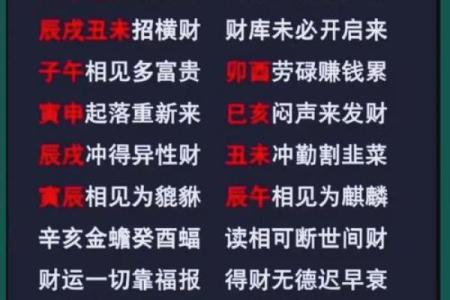 八字算财运方位