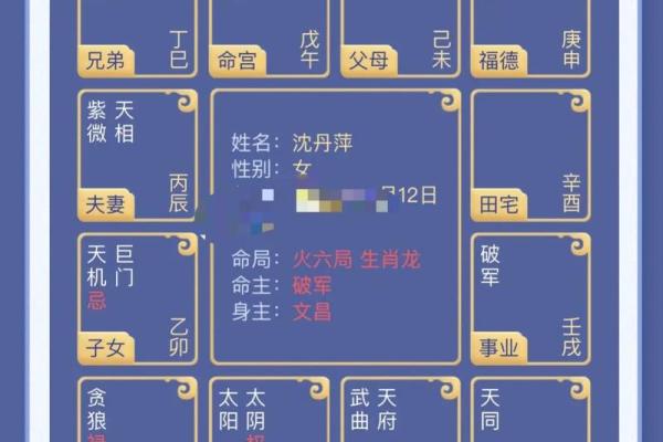 紫薇斗数看润月